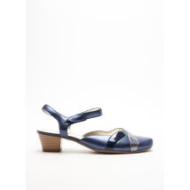 SWEET - Sandales/Nu pieds bleu en cuir pour femme - Taille 39 - Modz