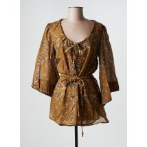 BAZAR DELUXE - Tunique manches longues vert en coton - Femme - Taille 36 - Modz