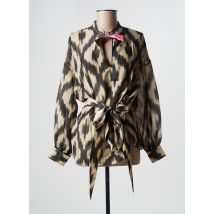 BAZAR DELUXE - Blouse beige en coton - Femme - Taille 36 - Modz