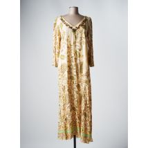 MALIPARMI - Robe longue beige en viscose - Femme - Taille 40 - Modz