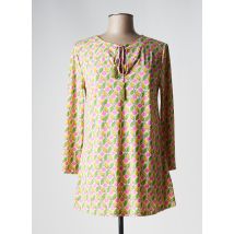 MALIPARMI - Tunique manches longues jaune en polyamide - Femme - Taille 40 - Modz