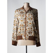 BAZAR DELUXE - Blouson marron en viscose - Femme - Taille 38 - Modz