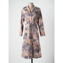 KELLY - Robe mi-longue beige en polyester - Femme - Taille 40 - Modz