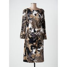 FRANK LYMAN - Robe mi-longue beige en polyester - Femme - Taille 38 - Modz