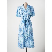 FRANCOISE DE FRANCE - Robe mi-longue bleu en polyester - Femme - Taille 44 - Modz