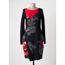 EROKE - Robe mi-longue noir en polyester - Femme - Taille 44 - Modz