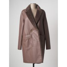 RINO & PELLE - Manteau long marron en polyester - Femme - Taille 44 - Modz