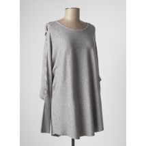 FRANK LYMAN - Pull gris en viscose - Femme - Taille 40 - Modz