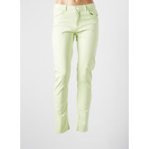 FABER - Pantalon slim vert en coton - Femme - Taille 36 - Modz