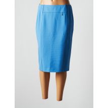 SOMMERMANN - Jupe mi-longue bleu en viscose - Femme - Taille 42 - Modz