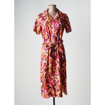 LA FEE MARABOUTEE - Robe mi-longue orange en coton - Femme - Taille 44 - Modz
