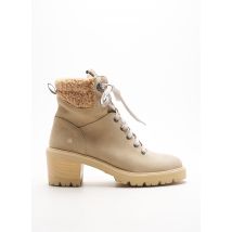 ART - Bottines/Boots beige en cuir pour femme - Taille 39 - Modz