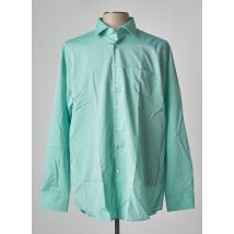 SEIDEN STICKER - Chemise manches longues vert en coton - Homme - Taille XXS - Modz