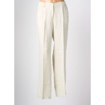 KJBRAND - Pantalon slim beige en lin - Femme - Taille 44 - Modz