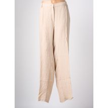 KJBRAND - Pantalon slim beige en lin - Femme - Taille 58 - Modz