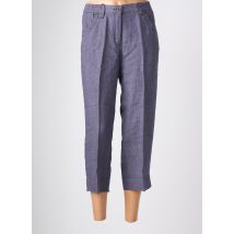 KJBRAND - Pantalon 7/8 bleu en lin - Femme - Taille 42 - Modz
