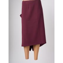 FRANCOISE F - Jupe mi-longue violet en polyester - Femme - Taille 60 - Modz