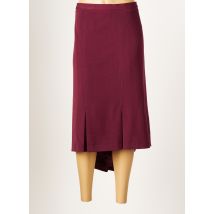 FRANCOISE F - Jupe mi-longue rouge en polyester - Femme - Taille 60 - Modz