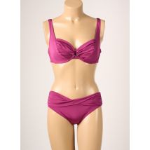 ROSA FAIA - Maillot de bain 2 pièces rose en polyamide - Femme - Taille TU - Modz