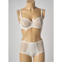 LOUISA BRACQ - Ensemble lingerie beige en polyamide pour femme - Taille 85D M - Modz