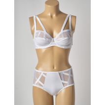 LOUISA BRACQ - Ensemble lingerie blanc en polyamide - Femme - Taille TU - Modz