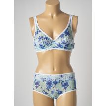 LOUISA BRACQ - Ensemble lingerie bleu en polyamide pour femme - Taille 85C M - Modz