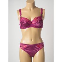 LOUISA BRACQ - Ensemble lingerie rose en polyamide - Femme - Taille TU - Modz