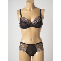 LOUISA BRACQ - Ensemble lingerie noir en polyamide - Femme - Taille TU - Modz