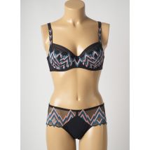 LOUISA BRACQ - Ensemble lingerie noir en polyamide - Femme - Taille TU - Modz