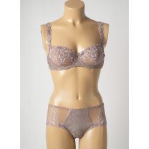 LOUISA BRACQ - Ensemble lingerie marron en polyamide - Femme - Taille TU - Modz