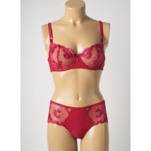 LOUISA BRACQ - Ensemble lingerie rouge en polyamide - Femme - Taille TU - Modz
