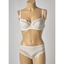 LOUISA BRACQ - Ensemble lingerie beige en polyamide - Femme - Taille TU - Modz