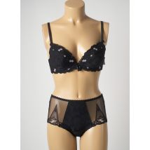 LOUISA BRACQ - Ensemble lingerie noir en polyamide pour femme - Taille 85D M - Modz