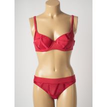 LOUISA BRACQ - Ensemble lingerie rouge en polyamide - Femme - Taille TU - Modz