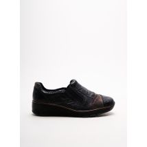 RIEKER - Mocassins noir en cuir pour femme - Taille 36 - Modz