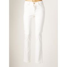 WALTRON - Pantalon slim beige en coton - Femme - Taille 36 - Modz