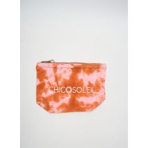 CHICOSOLEIL - Pochette orange en coton pour femme - Taille TU - Modz