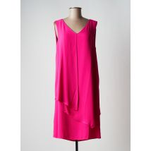 BARILOCHE - Robe mi-longue rose en polyester pour femme - Taille 42 - Modz