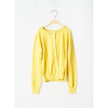 MARESE - Gilet manches longues jaune en soie - Fille - Taille TU - Modz