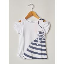 MARESE - T-shirt blanc en laine pour fille - Taille 4 A - Modz