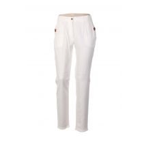 K'TENDANCES - Pantalon droit beige en lin - Femme - Taille 40 - Modz