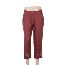 MALOKA - Pantacourt rouge en acrylique - Femme - Taille 38 - Modz