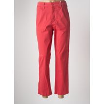 KANOPE - Pantalon 7/8 rouge en coton - Femme - Taille 36 - Modz