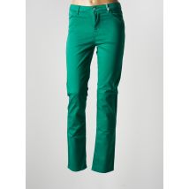 KANOPE - Pantalon slim vert en coton - Femme - Taille 34 - Modz