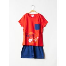ROSE POMME - Pyjashort rouge en coton - Garçon - Taille TU - Modz