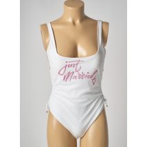 PIN UP - Maillot de bain 1 pièce blanc en polyamide - Femme - Taille 36 - Modz