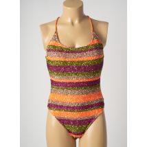 PIN UP - Maillot de bain 1 pièce orange en polyester - Femme - Taille 40 - Modz