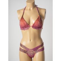PIN UP - Maillot de bain 2 pièces violet en polyester - Femme - Taille 34 - Modz