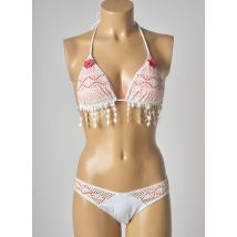 PIN UP - Maillot de bain 2 pièces beige en polyester - Femme - Taille 36 - Modz