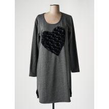 ANTIGEL - Chemise de nuit gris en coton - Femme - Taille 38 - Modz